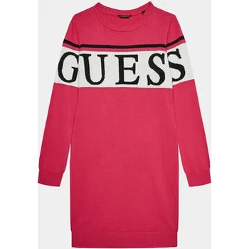 Dámské šaty Guess Úpletové šaty J3BK16 Z38B0 Růžová Regular Fit 12Y