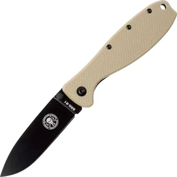 BRK-Esee Zancudo Framelock Tan/Blk D2 BRKR2DTB