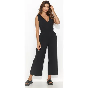 Dámský overall Dámský pletený overal s kalhotami 7/8 NU465 Barva: Černá, Velikost: S