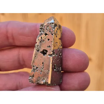 Přírodní kámen Pyrit obelisk z Peru 32g