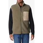 COLUMBIA Fleecová vesta Mountainside Sherpa M ZELENÁ
