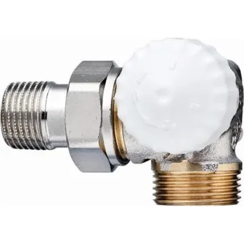 Ventil Heimeier V-EXACT II radiátorový ventil 1/2", závitový, termostatický, úhlový, s vnějším závitem G3/4", připojení vpravo
