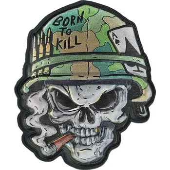 Nášivka Nášivka lebka 3D Skull Vietnam Ace 101. INC