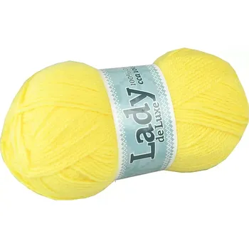 Příze Příze Lady de luxe 1151 světle žlutá