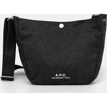 Kabelka Kabelka A.P.C. besace journal small PSAJZ.M67010 černá 99X, vel. ONE SIZE