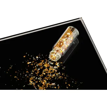 Jedlá dekorace na dort Jedlé STŘÍBRNO - ZLATÉ - mini FLITRY 0,25g