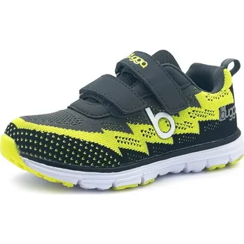 Chlapecké tenisky Dětské lehké sportovní tenisky BUGGA HONE Gray/Yellow/Black - 32