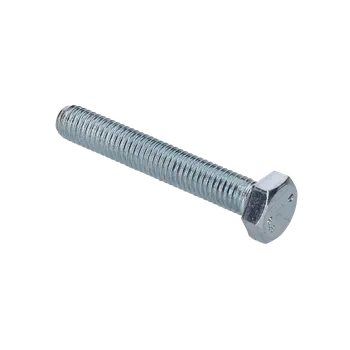 Šroub KOVIAN, s.r.o. Šestihranný šroub M6 x 16 mm, DIN 933, pevnost 8.8, Zn