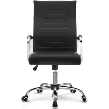 Ergonomická kancelářská židle 593108 black nosnost až 136 kg, černá - B YAHEETECH