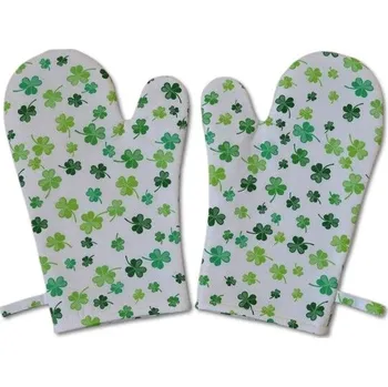 Chňapka Šatoli.cz Kuchyňská chňapka Čtyřlístek na bílé