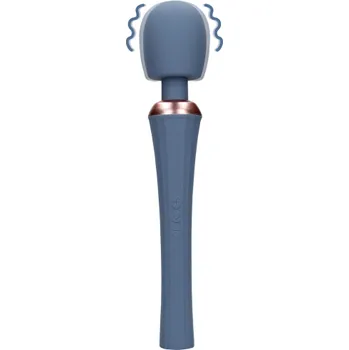 Vibrátor Loveline Powerful Wand with Still Handle Blue Nova vibrační masážní hlavice