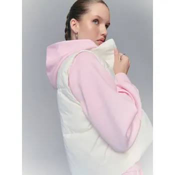 Dámský svetr Prošívaná vesta - L - House - krémový - 041HO-01X