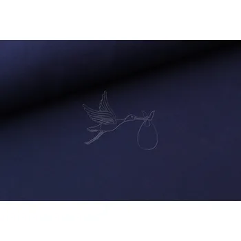 Náplet hladký - Tmavě modrá (navy)