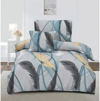 Povlečení Jahu Modern House Melissa 3dílné mikrosaténové povlečení Rozměr: 1x 70 x 90, 1x 140 x 200 a 1x 45 x 45 cm