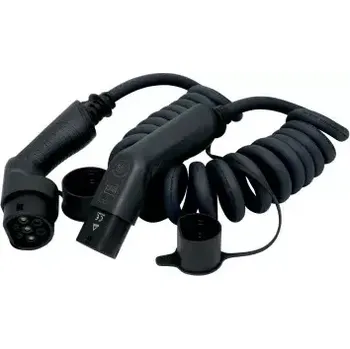 Autodílna Nabíjecí kabel pro elektromobily T2/T2 spirálový 5m - 32A 1f 7,2kW, , GYS, 028982