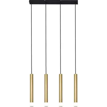 Zuma Line P241125804GD - Lustr na lanku VELIC 4xG9/5W/230V zlatá