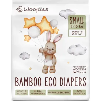 Plena Eko dětské plenky Wooden Spoon Woopies SMALL 3ks vzorek
