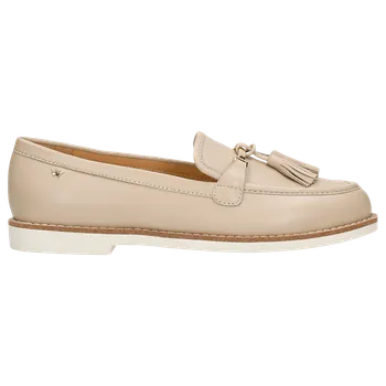 Dámské polobotky Béžové Dámské Mokasíny S Třásněmi Na Světlé Podrážce Wojas 4627154 40