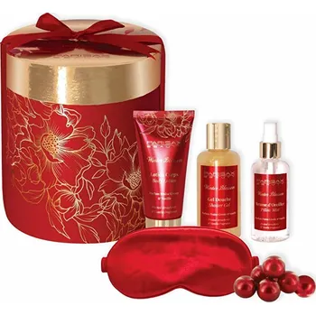 Kosmetická sada Dárková sada noční relaxační rituál Mražené jahody & Vanilka 6 ks