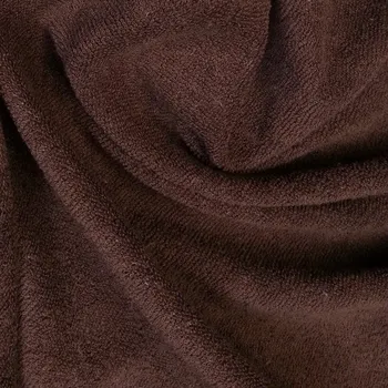 Prostěradlo FROTÉ prostěradlo 200x90 cm - TMAVĚ HNĚDÉ