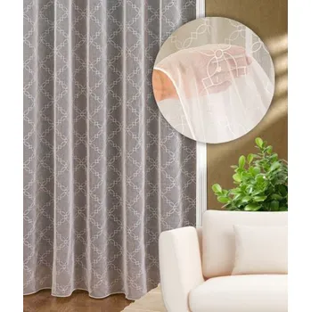 Záclona Záclona kusová Elen výška 120cm, šíře 300cm bílá