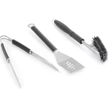 Příslušenství pro gril Grilovací sada HECHT BBQ SET 3 in 1 (Grilovací sada 3 in 1 – obracečka, kleště a kartáč pro pohodlnou přípravu pokrmů na grilu.)