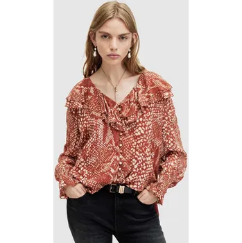 Halenka AllSaints PHOEBE WAIMEA TOP WM551Z vícebarevná MLC, vel. 34