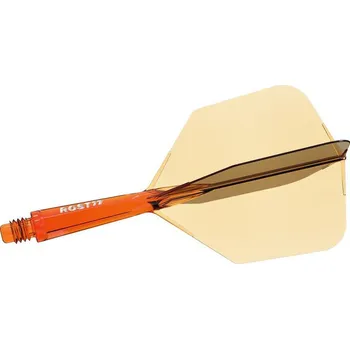 Cuesoul ROST 77 průhledné oranžové, Big Wing letky a krátké násadky