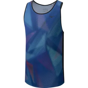 Běžecké oblečení Běžecké tílko Mizuno Printed Tank J2GA002129 Velikost textilu: M
