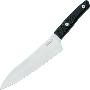 Due Cigni Chef’s knife, 20 cm blade, satin-finished stainless steel 4116, black 2C 2105 G10