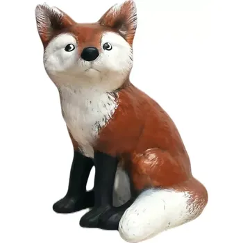 Zahradní dekorace Keramika Oznice liška keramická 29 x 21 zahradní dekorace figurky a sochy keramika
