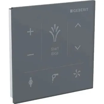 Geberit AquaClean Nástěnný ovládací panel pro elektronický bidet, černá, 147.038.SJ.1