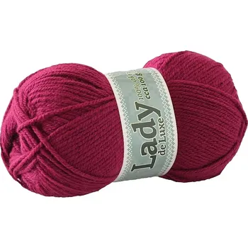 Příze Příze Lady de luxe 1103 tmavě růžová