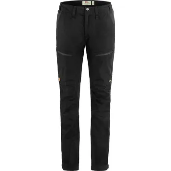 Dámské oblečení kalhoty trekové dámské FJÄLLRÄVEN Abisko Lite Trekking Trs W Reg Black - 40