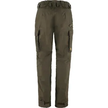 Dámské oblečení kalhoty zimní dámské FJÄLLRÄVEN Brenner Pro Winter Trousers W Dark Olive - 44