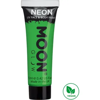 Karnevalový doplněk UV NEON barva na tělo a obličej Zelená