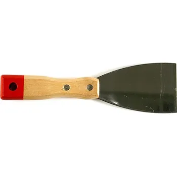 Zednická lžíce Strend Pro 216869 Stěrka Strend Pro S1008, 70 mm, ocel, dřevěná rukojeť