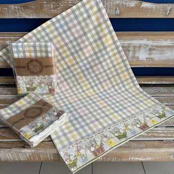 Utěrka Tegatex Utěrka bavlna 3 ks - Konvičky 50*70 cm