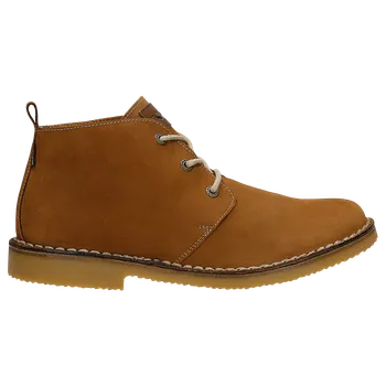 Pánské polobotky Hnědé Pánské Chukka Kotníkové Boty Wojas 2440028 45