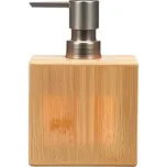 Dávkovač na mýdlo VEYA stříbrný/hnědý