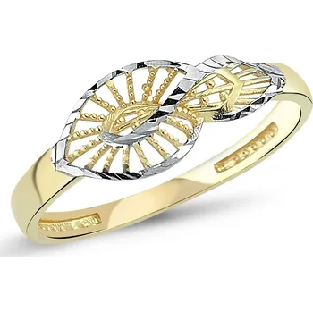 Prsten Lillian Vassago Designový prsten z kombinovaného zlata LLV46-GR008 Velikost prstenu: 65