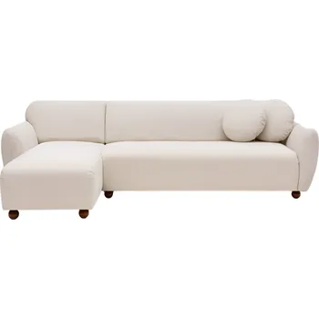 Sedací souprava Rohová sedací souprava Eddy 273 cm bílá levá