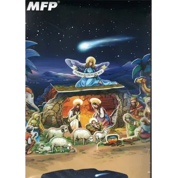 Betlém Skládací papírový Betlém 10dílný