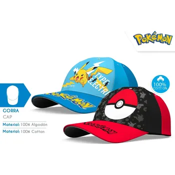 Kšiltovka Pokémon kšiltovka-baseballová čepice Barva: Modrá, Velikost: 54