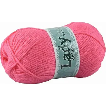 Příze Příze Lady de luxe 1146 pravá růžová
