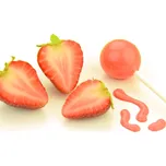 Tuková poleva 260g Cake Masters - jahodová - červená