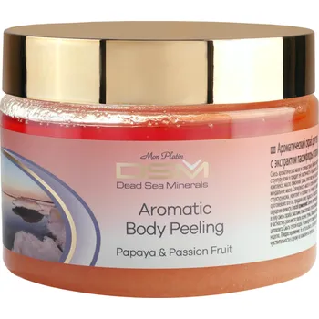 Tělový krém Mon Platin DSM Aromatický tělový peeling maracuja a papája 330 ml