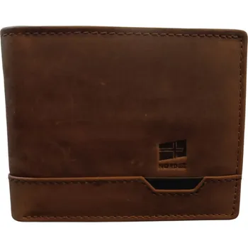 Peněženka Pánská kožená peněženka Nordee 036 - hnědá