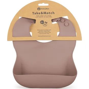 Hnízdečko pro miminko PETITE&MARS Bryndák silikonový Take&Match Velvet Latte 6m+