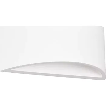 Nástěnné svítidlo Trio Leuchten 201101101 WACADIA - Sádrové nástěnné bílé svítidlo, 1 x E27 (Sádrové svítidlo vhodné k přemalování interiérovými barvami)